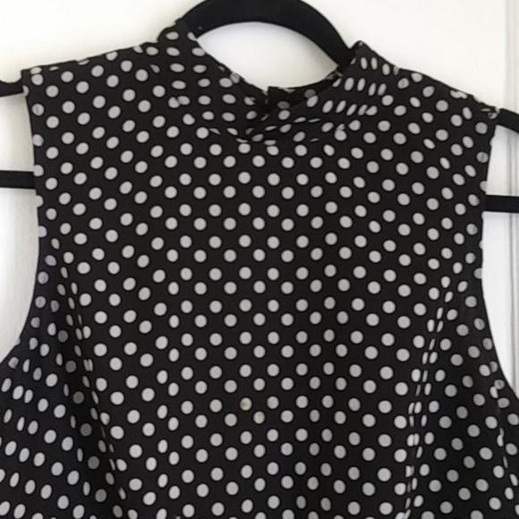 Forever 21 Black & White Polka Dot Dress - Picture 2 of 6